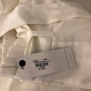 Brand new wrap white flowy pants